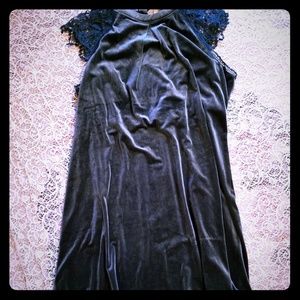 Velvet Swing Dress